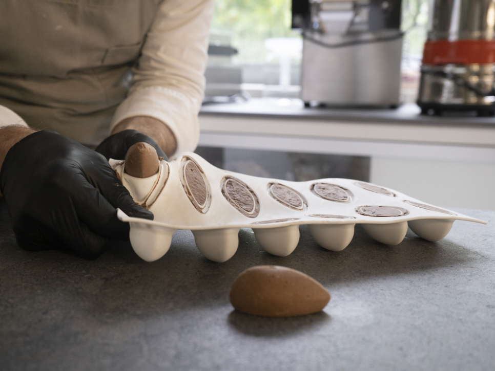 Siliconen mal voor decoratie, Quenelle - 100% Chef Siliconen mal voor decoratie, Quenelle - 100% Chef