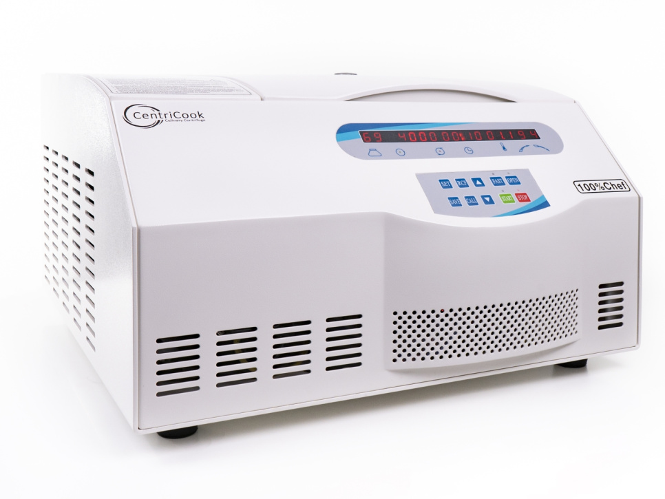CentriCook Chiller, Centrifuge voor koken en drinken met koelfunctie - 100% Chef CentriCook Chiller, Centrifuge voor koken en drinken met koelfunctie - 100% Chef