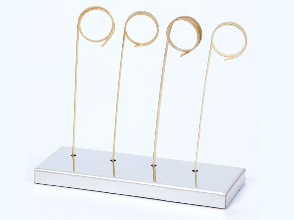 Bamboeprikkers, Twister skewer, 100 stuks - 100% Chef