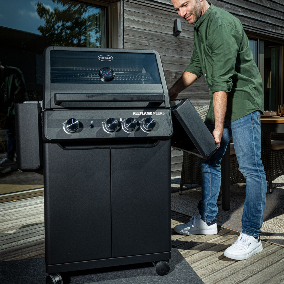 Gasbarbecue AllFlame Peer 3, 13500 W - Rösle Gasbarbecue AllFlame Peer 3, 13500 W - Rösle