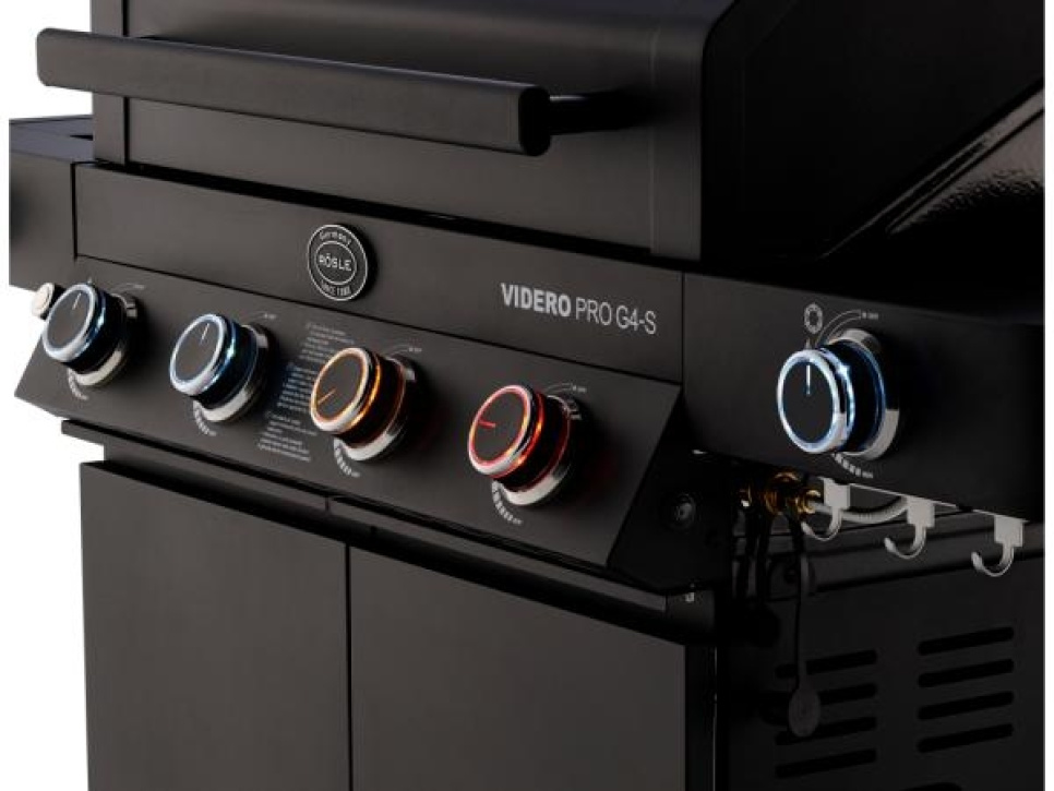Videro PRO G3-S Vario+ gasbarbecue, 1700 W - Rösle Videro PRO G3-S Vario+ gasbarbecue, 1700 W - Rösle