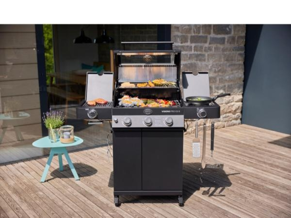 Videro PRO G3-S Vario+ gasbarbecue, 1700 W - Rösle Videro PRO G3-S Vario+ gasbarbecue, 1700 W - Rösle