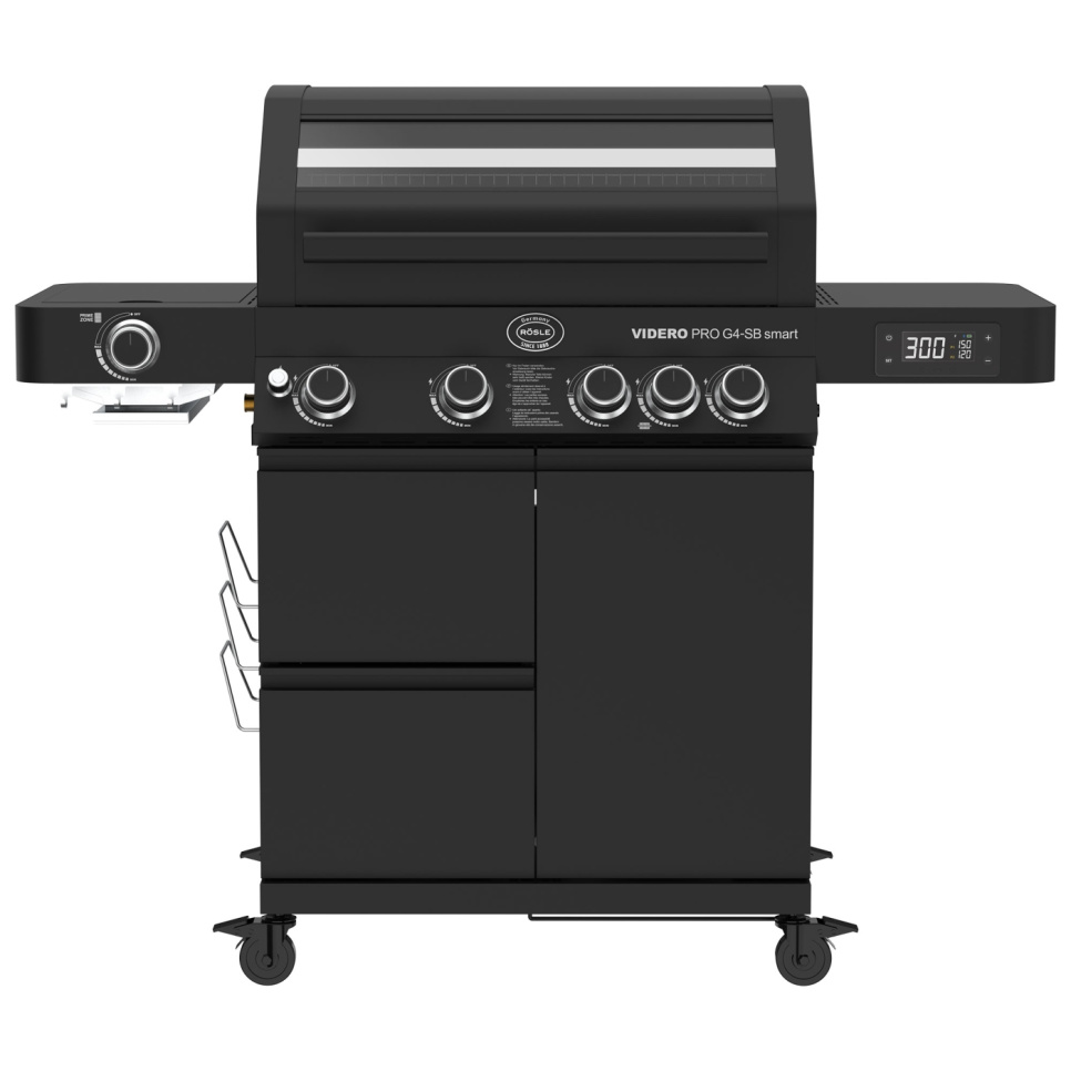 Videro PRO G4-SB Smart Vario+ gasbarbecue, 20700 W - Rösle Videro PRO G4-SB Smart Vario+ gasbarbecue, 20700 W - Rösle
