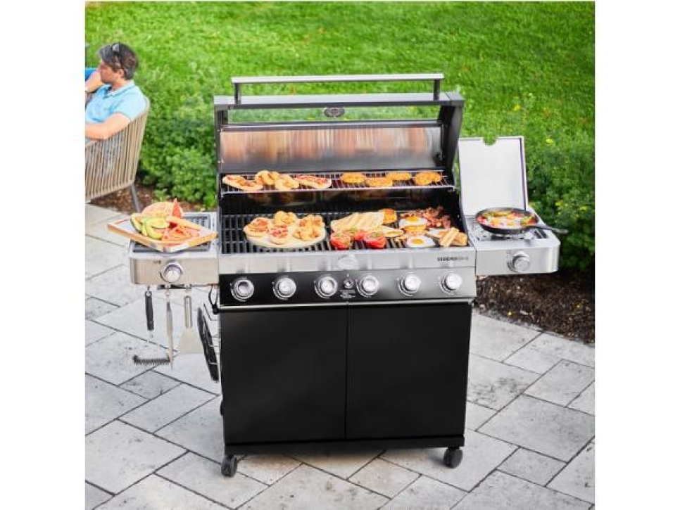 Videro G6-S Vario+ gasbarbecue, 27500 W - Rösle Videro G6-S Vario+ gasbarbecue, 27500 W - Rösle