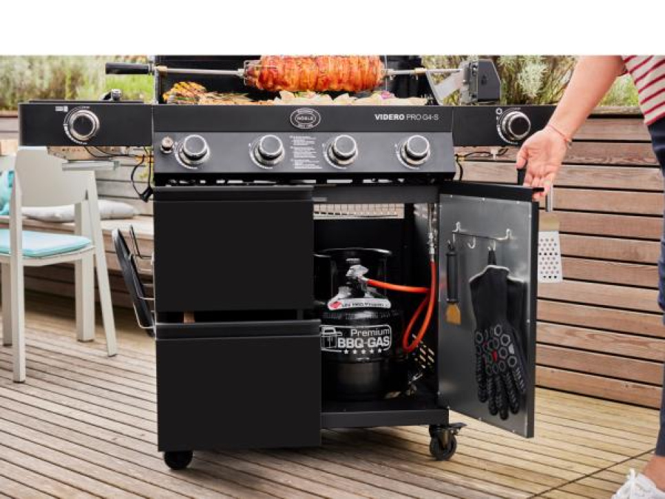 Videro Pro G4-S Vario+ gasbarbecue, 20500 W - Rösle