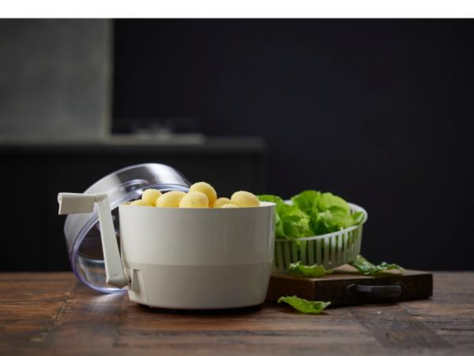 Handmatige aardappelschiller - Functie