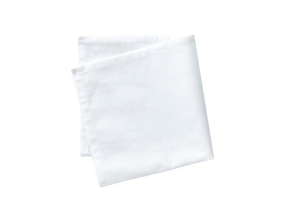 Doek servet 45 x 45 cm, Wit - Bastian in de groep Tafelschikking / Overig voor Tafelschikking en Serveren / Servetten bij The Kitchen Lab (1544-32725)