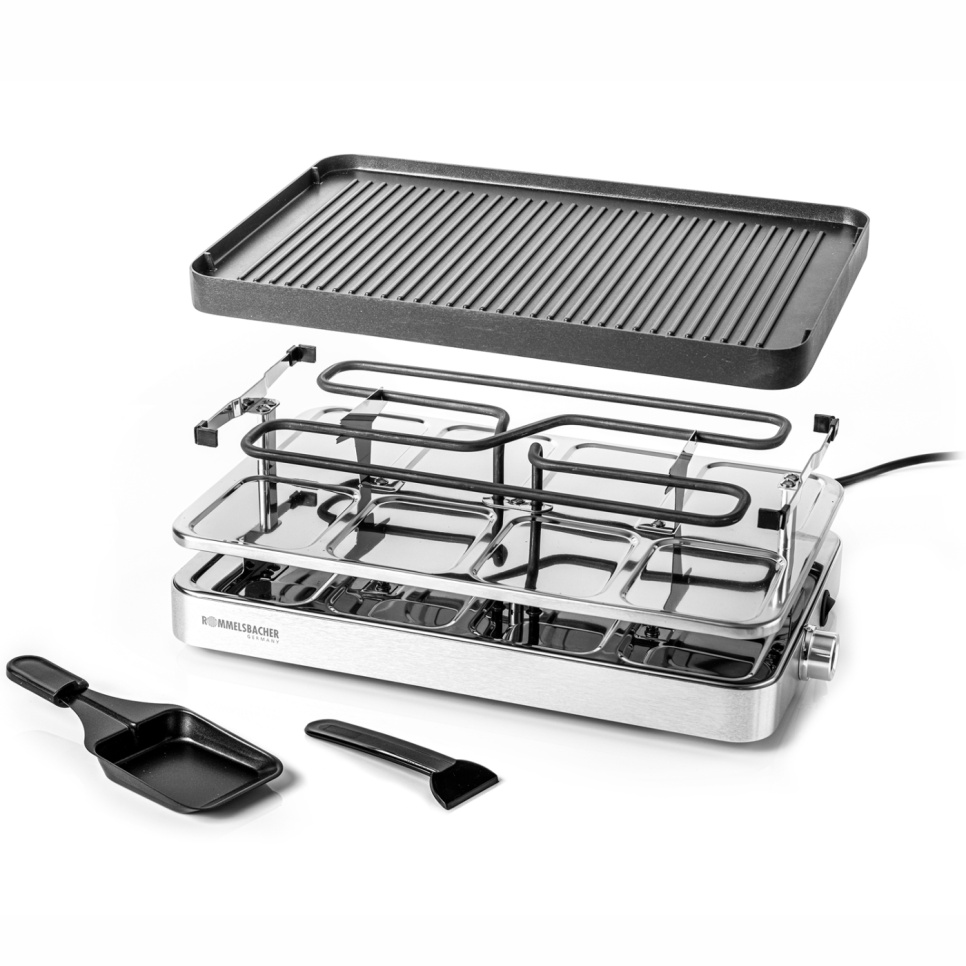 Raclettegrill, 37 x 23cm - Rommelsbacher Raclettegrill, 37 x 23cm - Rommelsbacher