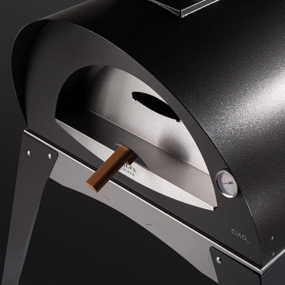 Pizzaoven, houtoven, Ciao - Alfa Forni - Grijs, Oven en onderstel