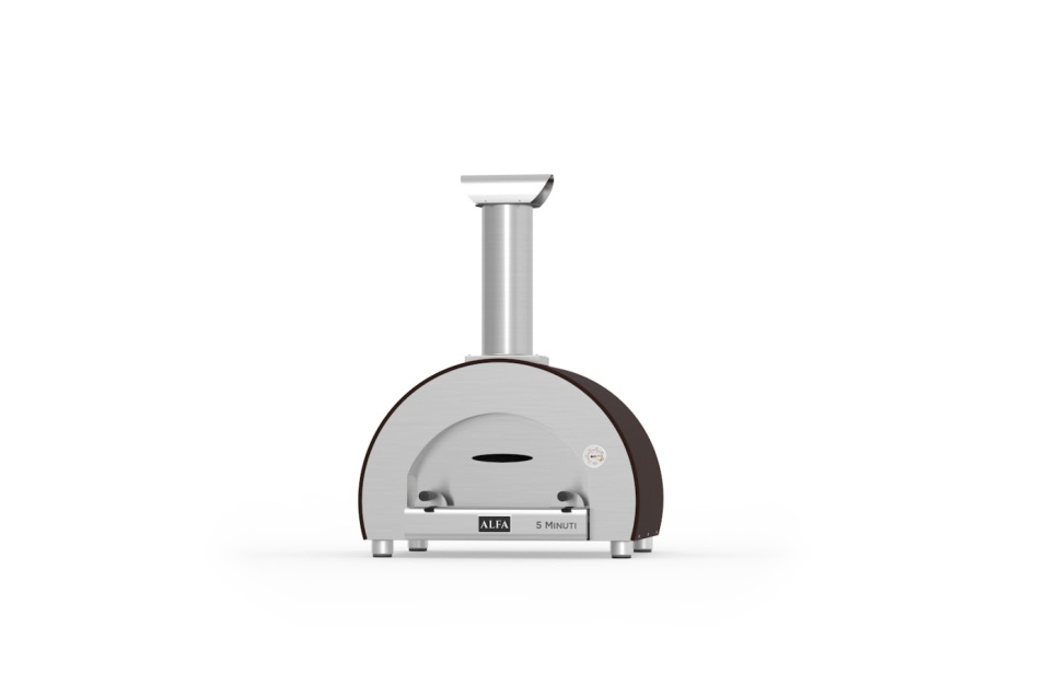 5 minuten houtgestookte pizzaoven, koperkleurig - Alfa Forni