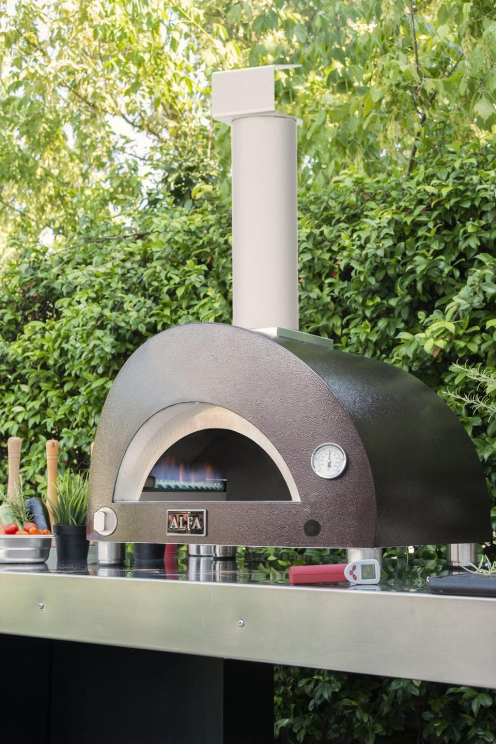 Pizzaoven Nano, Gasgestookt, Koperkleurig - Alfa Forni