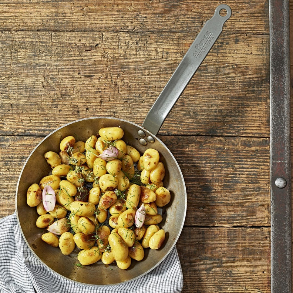 Koekenpan in koolstofstaal, Carbone Plus - de Buyer