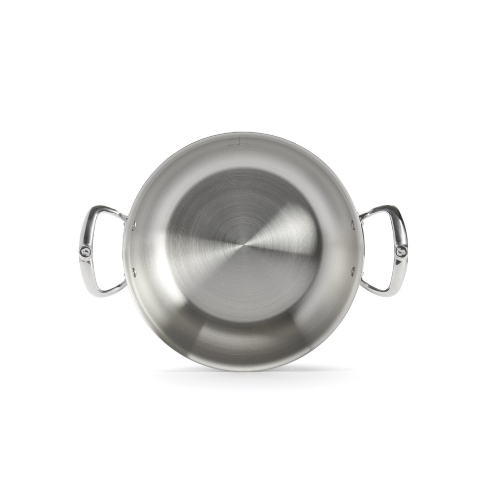 Lage roosteren stoofpot met deksel en afgeronde randen, 28 cm, affiniteit - de Buyer Lage roosteren stoofpot met deksel en afgeronde randen, 28 cm, affiniteit - de Buyer