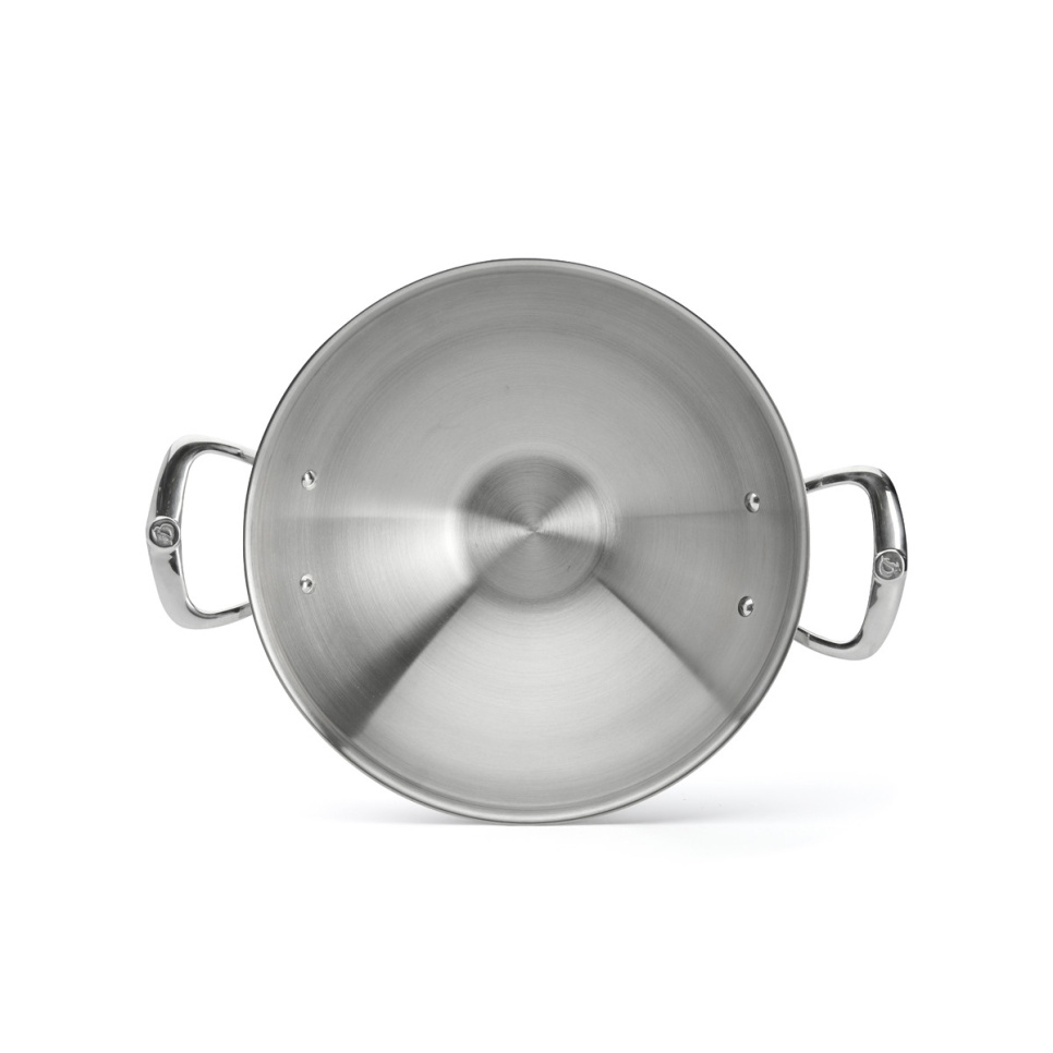 Wok in roestvrij staal met twee handgrepen, 32 cm, affiniteit - de Buyer Wok in roestvrij staal met twee handgrepen, 32 cm, affiniteit - de Buyer