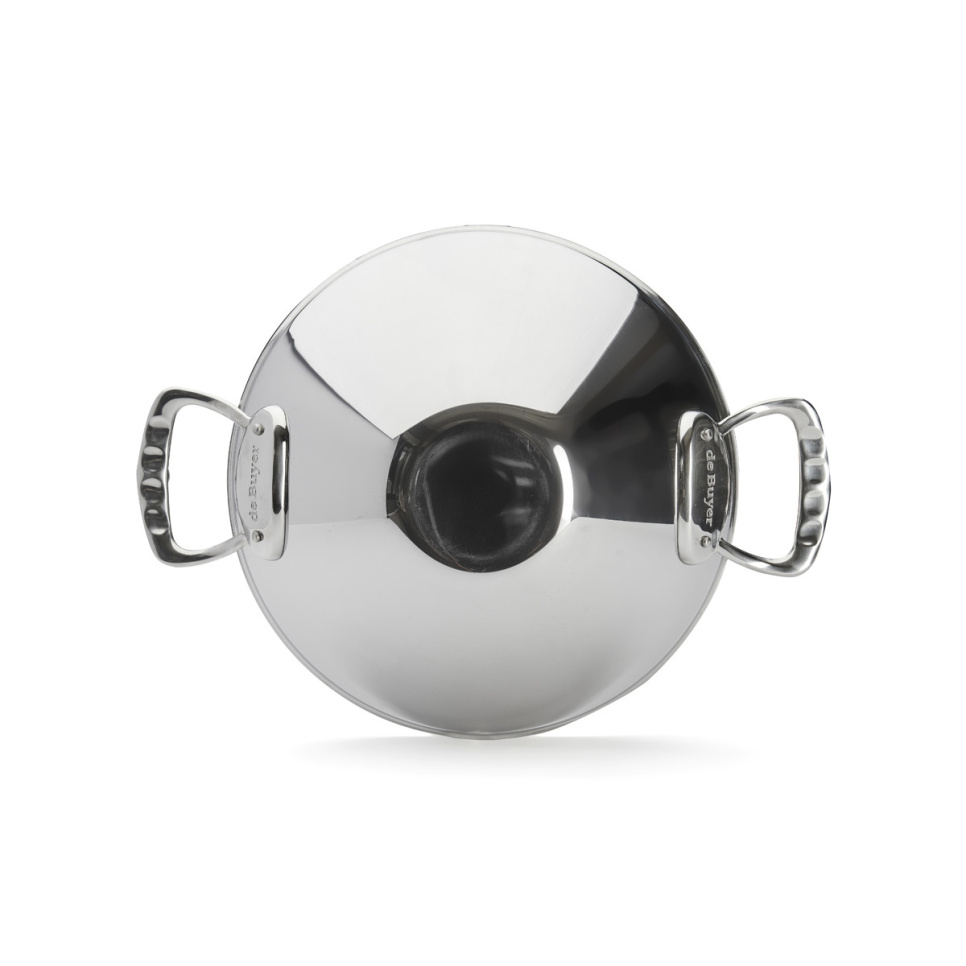 Wok in roestvrij staal met twee handgrepen, 32 cm, affiniteit - de Buyer Wok in roestvrij staal met twee handgrepen, 32 cm, affiniteit - de Buyer