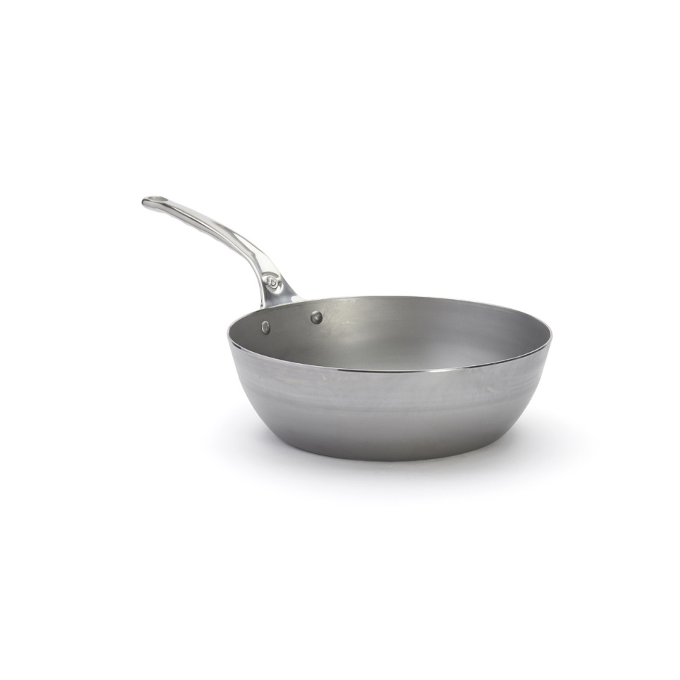 Sauteuse in koolstofstaal met roestvrijstalen handgreep, 28 cm, Mineral B Pro - de Buyer Sauteuse in koolstofstaal met roestvrijstalen handgreep, 28 cm, Mineral B Pro - de Buyer