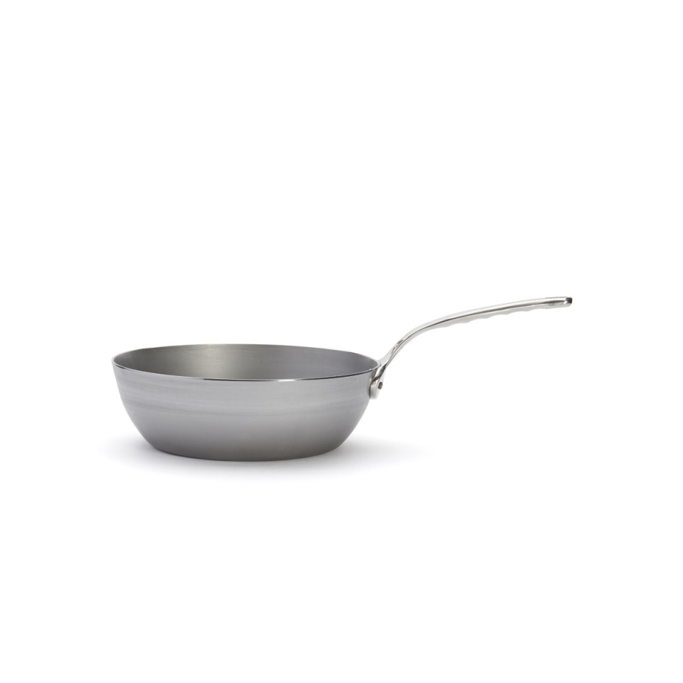 Sauteuse in koolstofstaal met roestvrijstalen handgreep, 28 cm, Mineral B Pro - de Buyer Sauteuse in koolstofstaal met roestvrijstalen handgreep, 28 cm, Mineral B Pro - de Buyer
