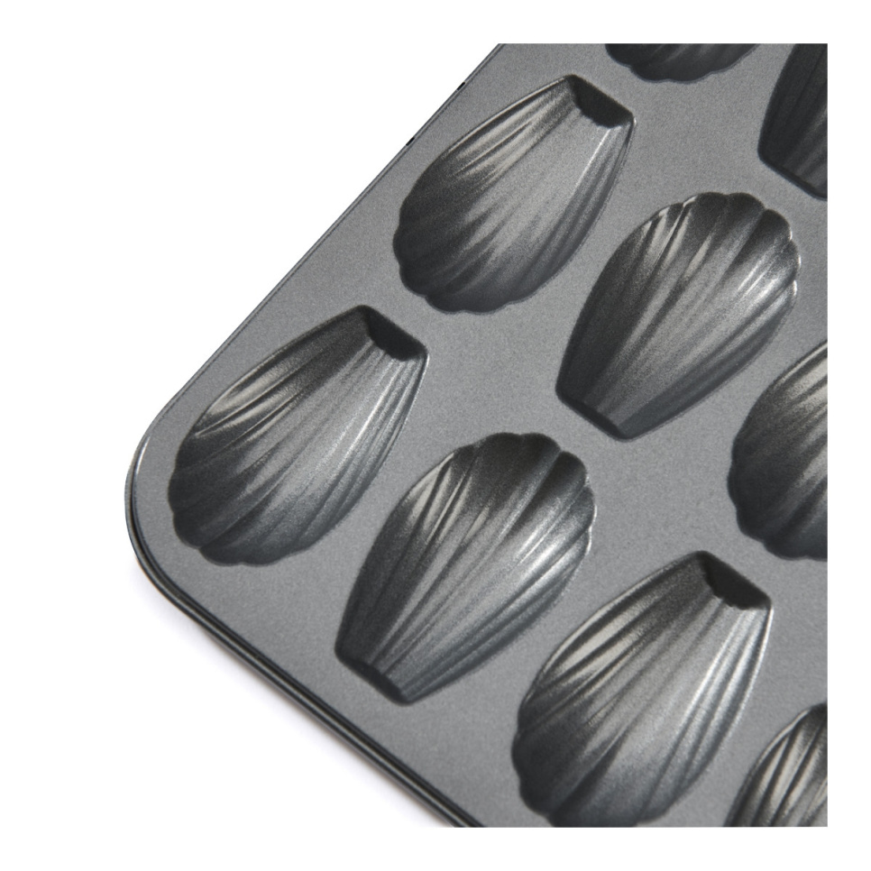 Madeleine-plaat, 26 x 20 cm, anti-aanbak - de Buyer Madeleine-plaat, 26 x 20 cm, anti-aanbak - de Buyer