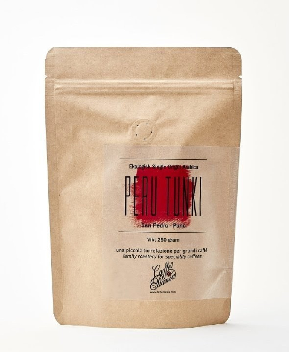 Peru Tunki S. Pedro, 250 gr - Piansa in de groep Thee & Koffie / Koffiebonen / Espresso bij The Kitchen Lab (1636-18278)