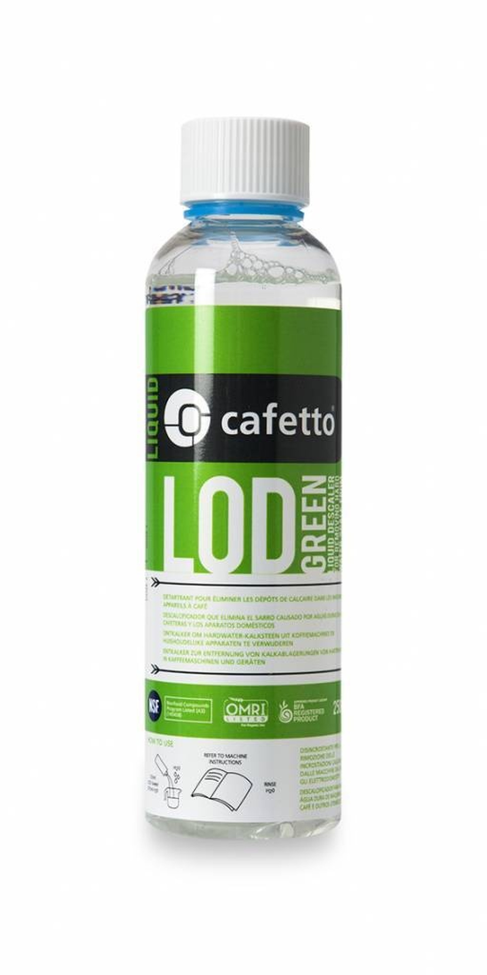 LOD Ontkalker voor Espressomachine 250ml - Cafetto in de groep Thee & Koffie / Koffie accessoires / Reiniging & Onderhoud bij The Kitchen Lab (1638-16004)
