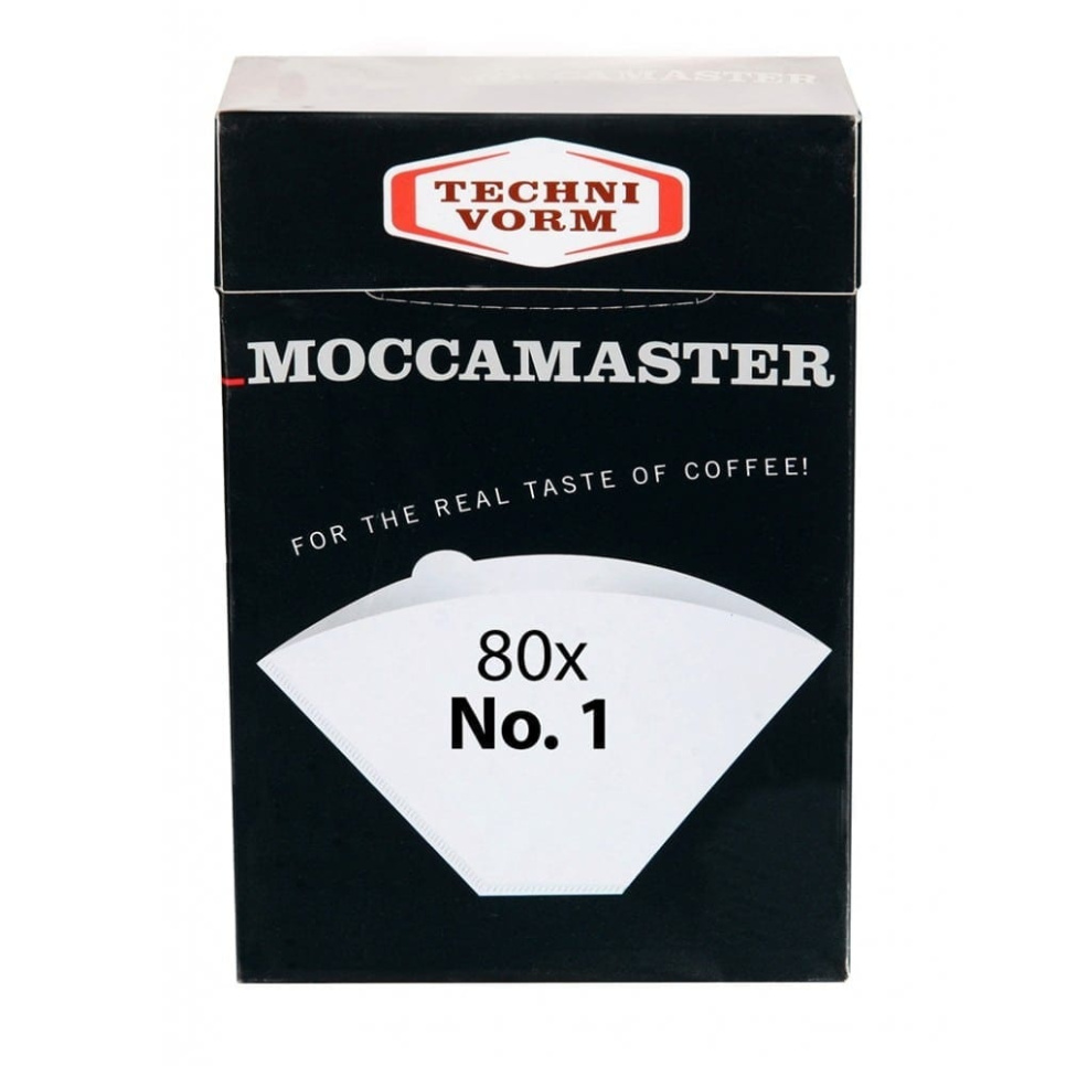 Filter voor Cup One, 80 stuks - Moccamaster in de groep Thee & Koffie / Koffie accessoires / Koffie filter bij The Kitchen Lab (1649-16018)