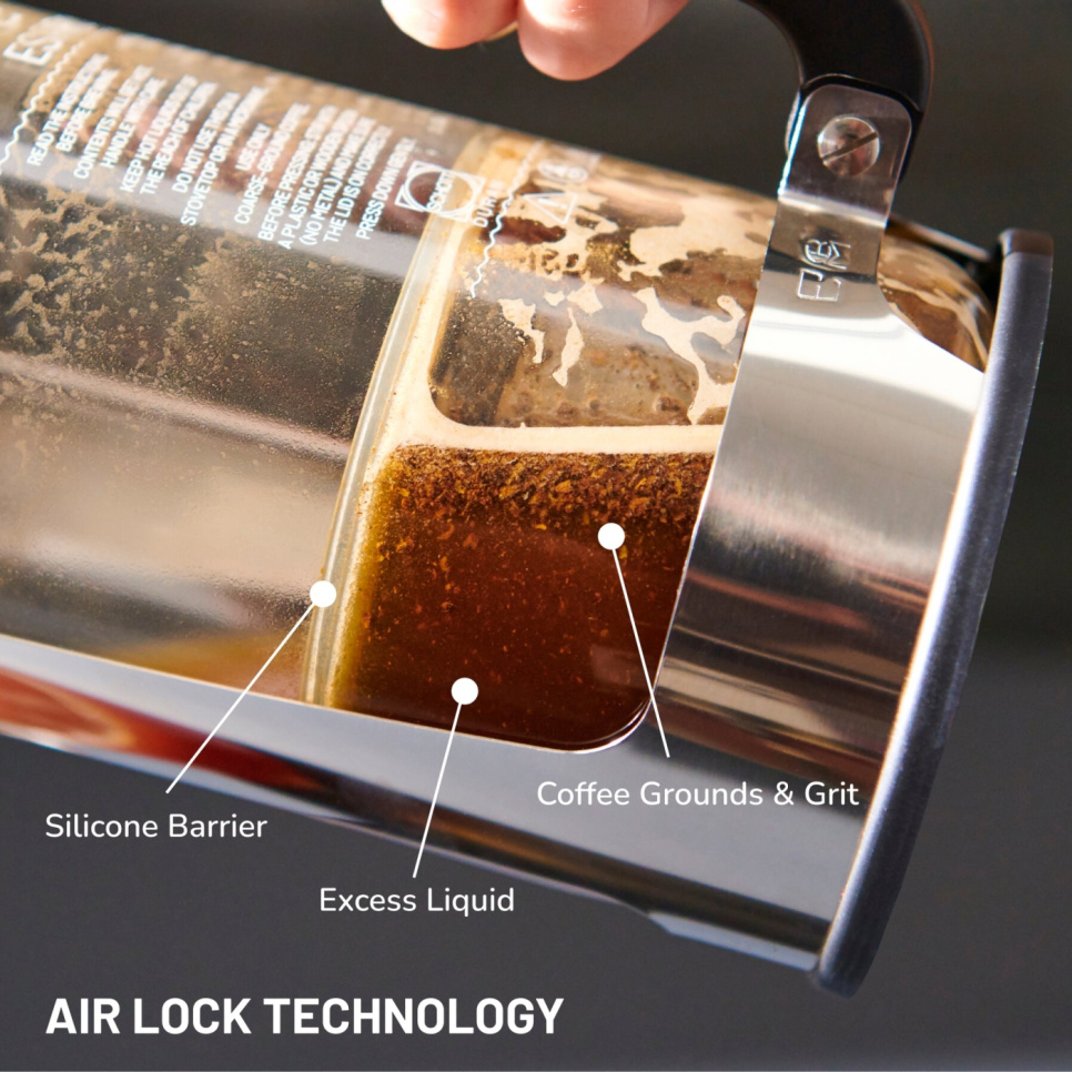 Franse pers P7, zwart, 18 oz - Espro