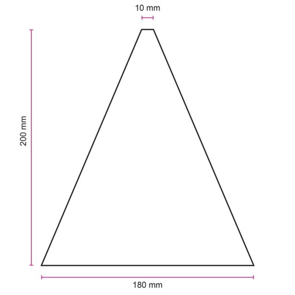 Croissantsnijder, enkel 180x200 - Martellato Croissantsnijder, enkel 180x200 - Martellato