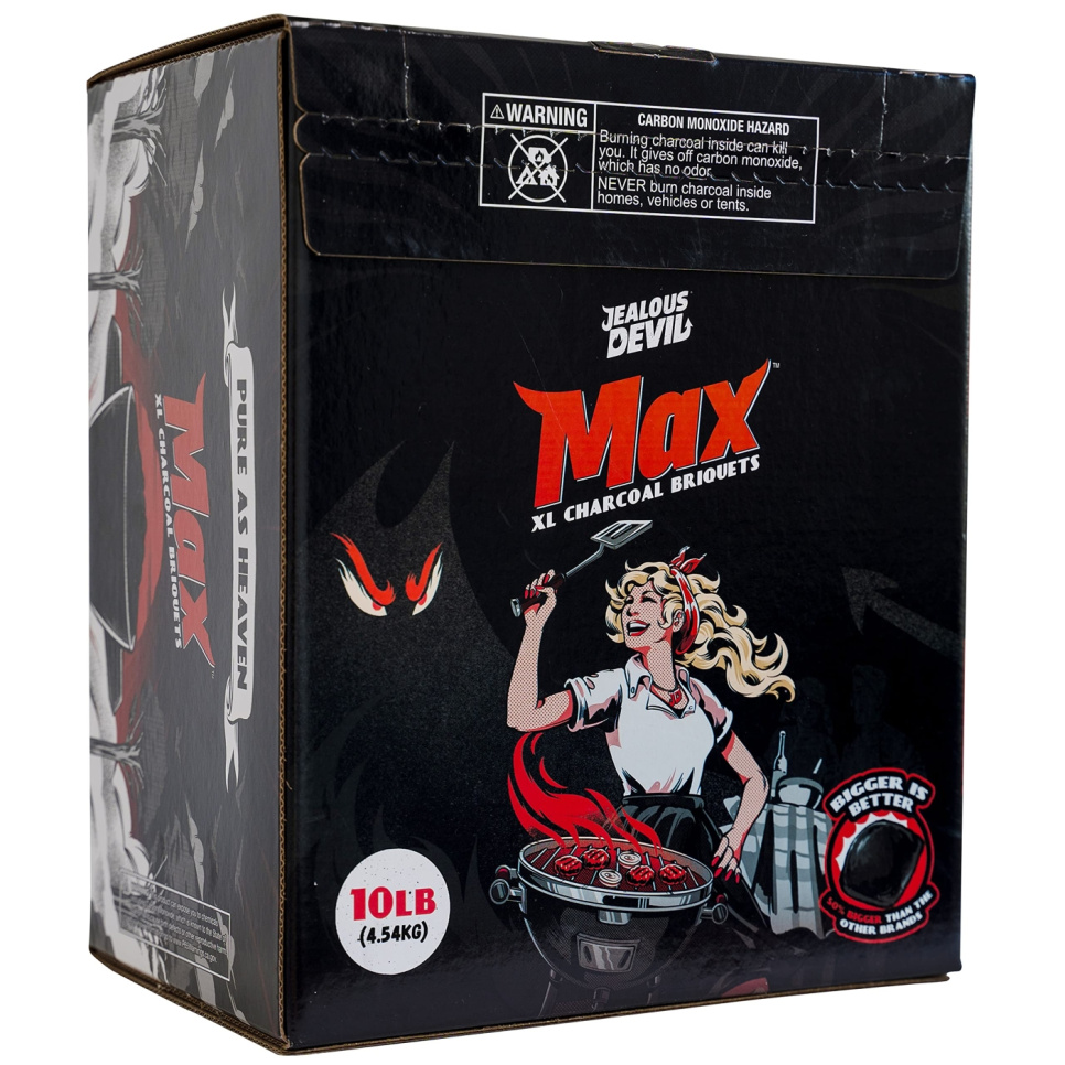 Barbecuebriketten, Max, 4,5kg - Jealous Devil in de groep Barbecues, Fornuizen & Ovens / Barbecue houtskool & briketten / briketten bij The Kitchen Lab (1738-27157)