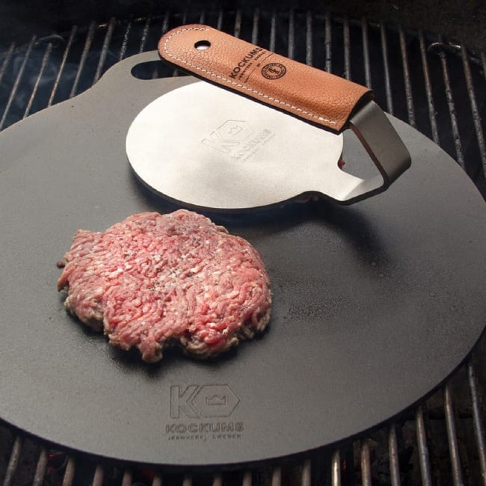 Smash ijzer, handvatbekleding in leer - Kockums Smash ijzer, handvatbekleding in leer - Kockums