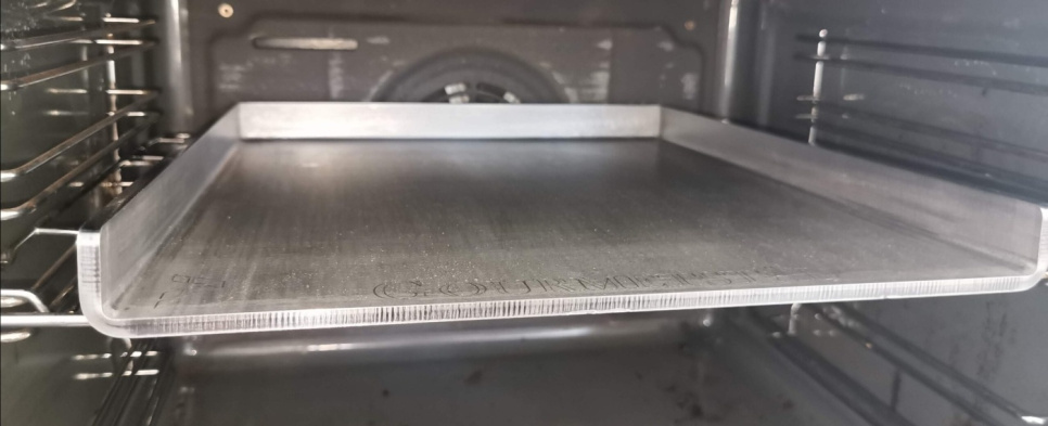 Pizzastaal met Gastronorm (braadtafel) - Gourmetstål