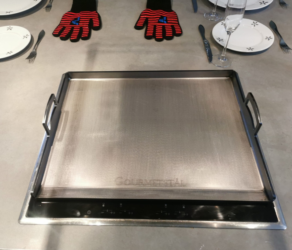 Braadtafel XL, 53 cm x 42 cm - Gourmetstål Braadtafel XL, 53 cm x 42 cm - Gourmetstål