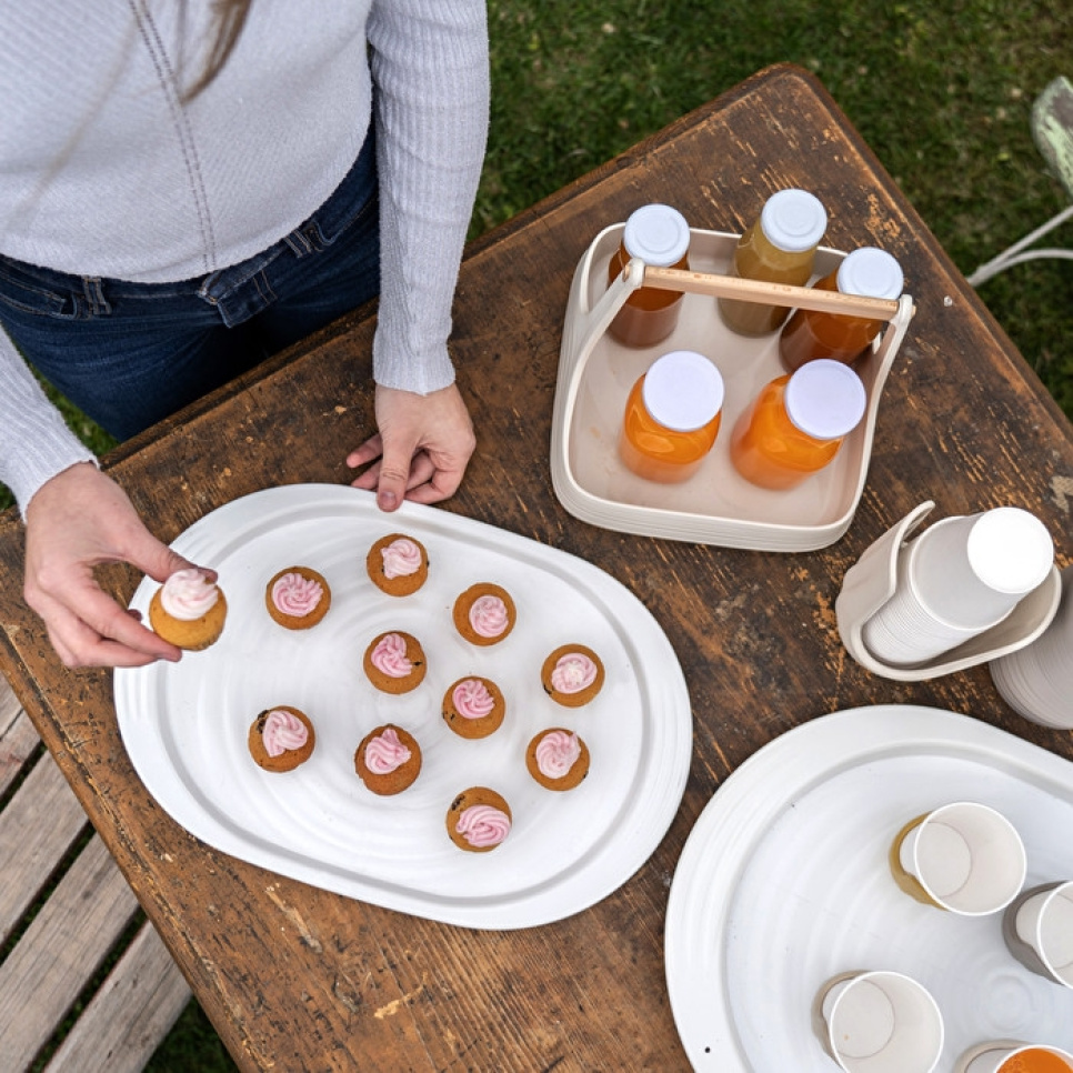 Plastic dienblad, tierra - Guzzini Plastic dienblad, tierra - Guzzini