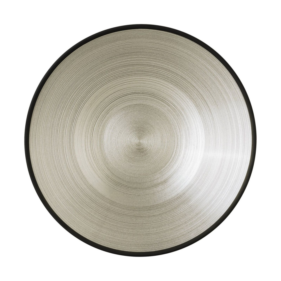Mondgeblazen glazen serveerschaal, 31 cm, Zwart - Rosenthal