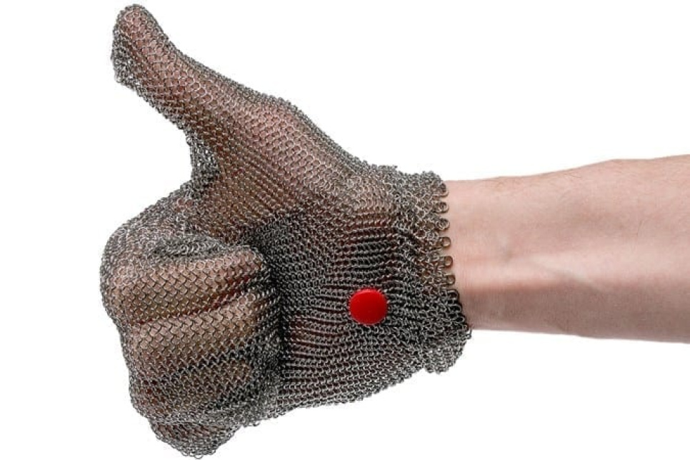 Beschermende handschoen in RVS, één maat - Novac in de groep Koken / Keukentextielen / Beschermende handschoenen bij The Kitchen Lab (1813-18559)
