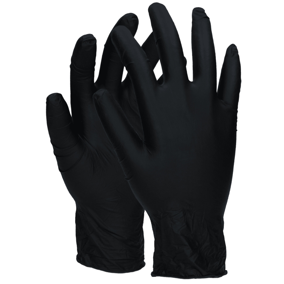 Nitril handschoenen, zwart, 200 stuks in de groep Koken / Keukengerei / Verbruiksartikelen bij The Kitchen Lab (1822-18798)