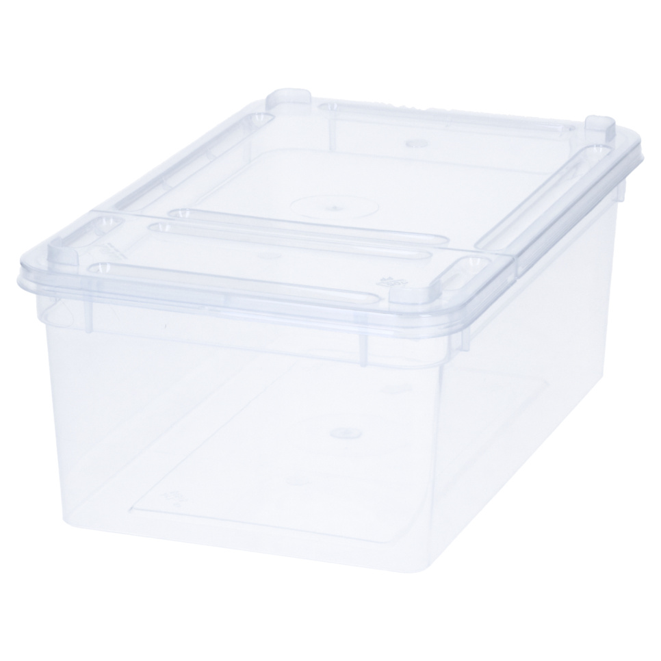 Plastic pot met klepdeksel - 1,3L Plastic pot met klepdeksel - 1,3L