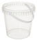 Ronde beker, 1000 ml inclusief deksel Ronde beker, 1000 ml inclusief deksel
