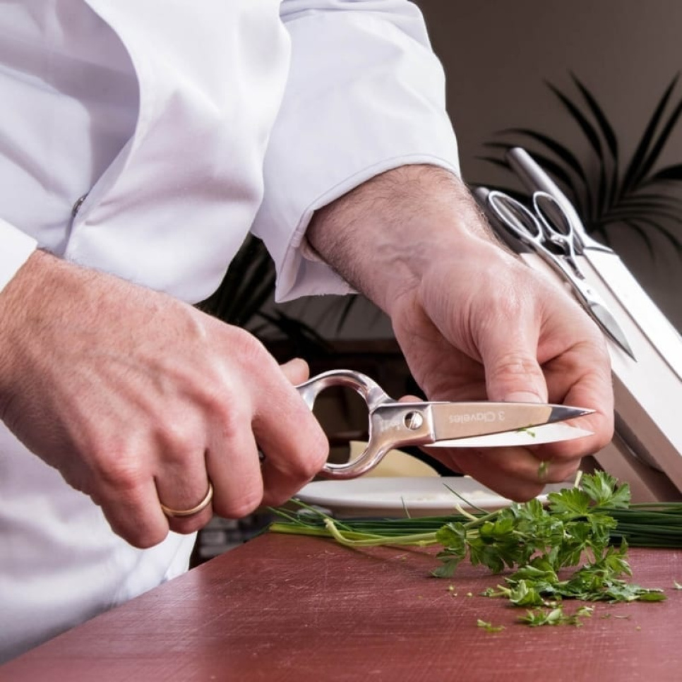 Multifunctionele schaar in RVS- 3 Claveles Multifunctionele schaar in RVS- 3 Claveles