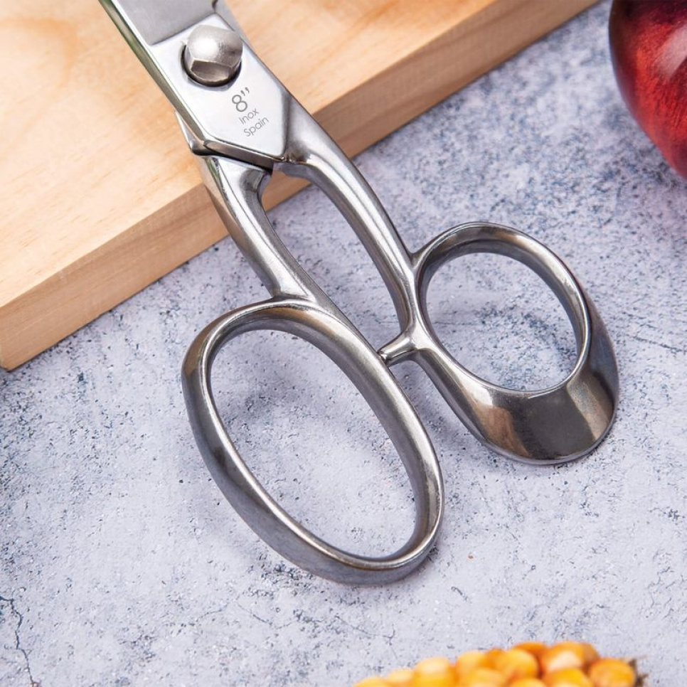 Keukenschaar van roestvrij staal, Professional - 3 Claveles - 20 cm