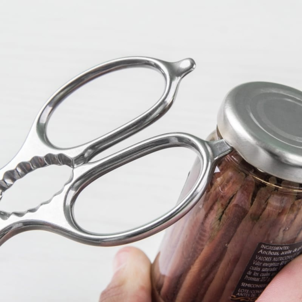 Professionele keukenschaar in RVS, Blauw - 3 Claveles Professionele keukenschaar in RVS, Blauw - 3 Claveles