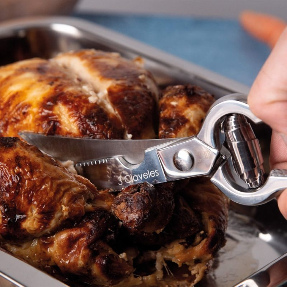 Professionele gevogelteschaar met veer - 3 Claveles