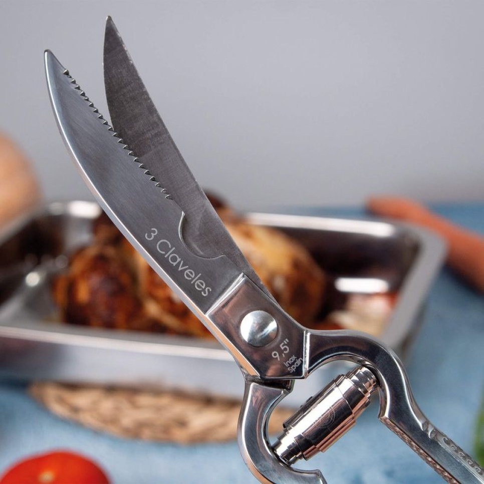 Professionele gevogelteschaar met veer - 3 Claveles