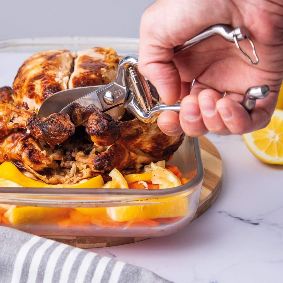 Gevogelteschaar met veer - 3 Claveles