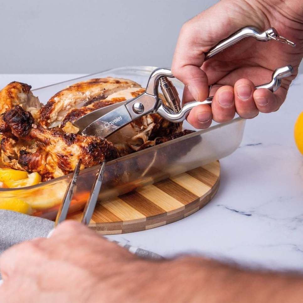 Gevogelteschaar met veer - 3 Claveles