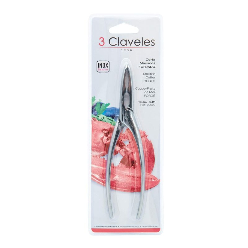 Schaaldierenschaar, 16 cm - 3 Claveles