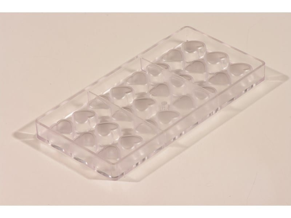 Pralineblik Hart, 24 pralines – Pavoni Pralineblik Hart, 24 pralines – Pavoni