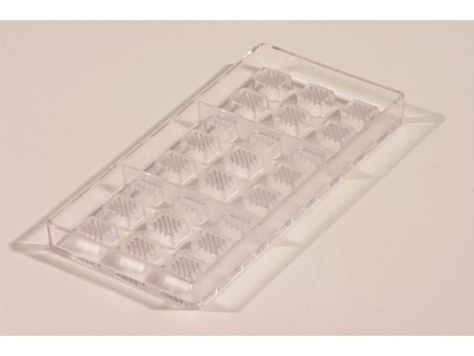 Pralinevorm Vierkant, 24 pralines – Pavoni Pralinevorm Vierkant, 24 pralines – Pavoni