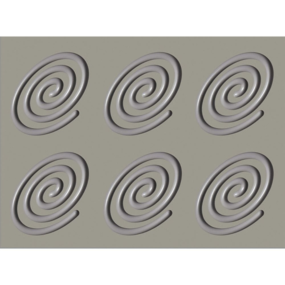 Siliconen vorm, Ovale spiraal, Gourmand - Pavoni in de groep Bakken / Bakvormen / Siliconen mallen bij The Kitchen Lab (1827-22279)