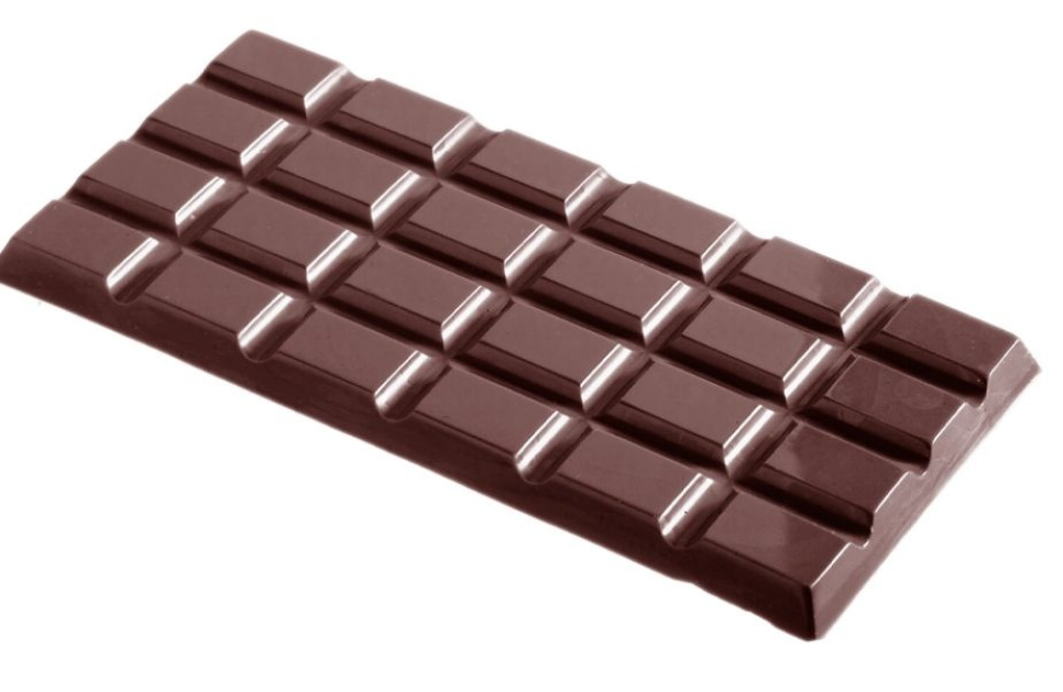 Vorm voor chocoladereep 100g - Pavoni in de groep Bakken / Bakvormen / Praliné vormen bij The Kitchen Lab (1827-26102)