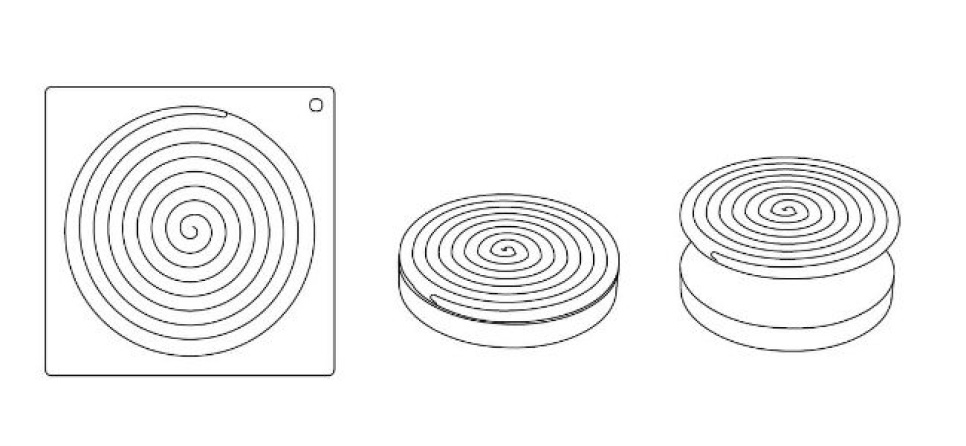 Cakevorm in siliconencake top, top06, ipnosi, Ø16cm - Pavoni
